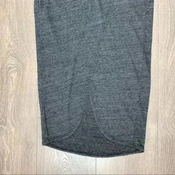 Anthropologie Nation Marnie Wrap Midi Skirt Knit High Rise Waist Gray Size XS - Picture 12 of 15